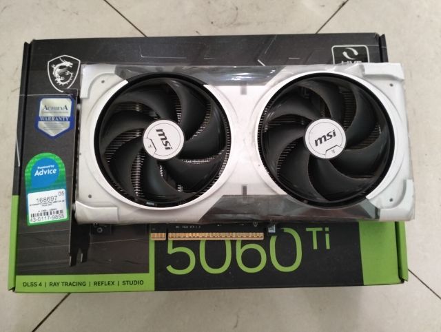 การ์ดจอ MSI 5060TI 16GB สภาพดีมีประกัน