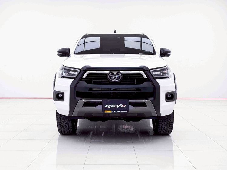 Toyota Hilux Revo 2021 Double Cab Prerunner 2x4 2.4 Rocco Pickup ดีเซล ไม่ติดแก๊ส เกียร์อัตโนมัติ ขาว รูปที่ 3