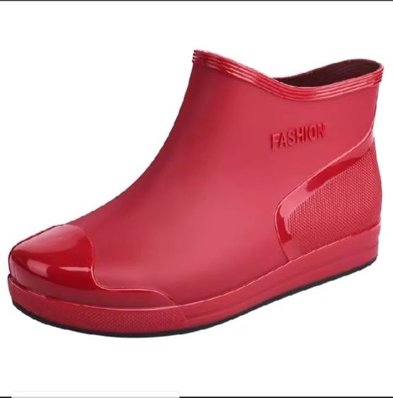 รองเท้าบูทกันฝนผู้หญิง rain boots กันน้ำมัน แฟชั่น กันน้ำ กันลื่น ทำงาน ใส่ได้ทุกโอกาส ขนาด 36-41 รูปที่ 5
