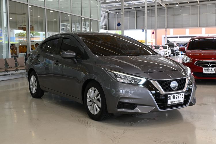 Nissan Almera 2020 1.0 V Sedan เบนซิน ไม่ติดแก๊ส เกียร์อัตโนมัติ เทา รูปที่ 3