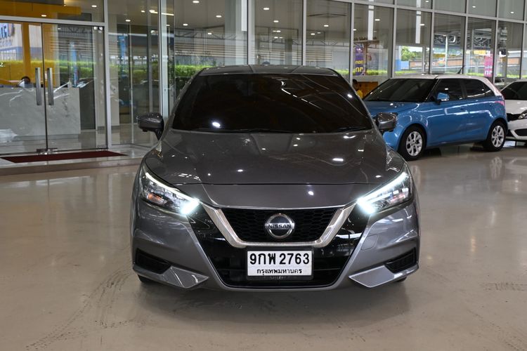 Nissan Almera 2020 1.0 V Sedan เบนซิน ไม่ติดแก๊ส เกียร์อัตโนมัติ เทา รูปที่ 2