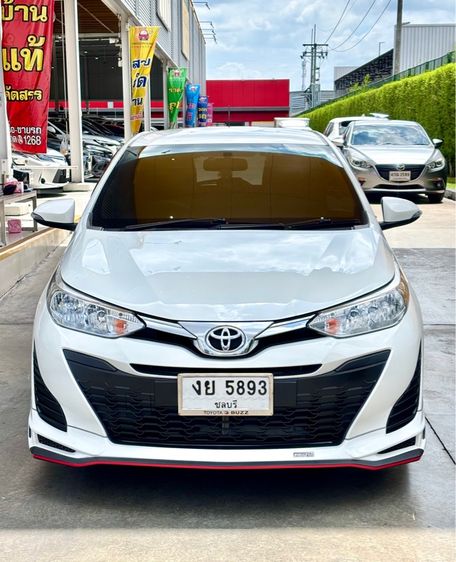 Toyota Yaris 2019 1.2 E Sedan เบนซิน เกียร์อัตโนมัติ ขาว รูปที่ 2