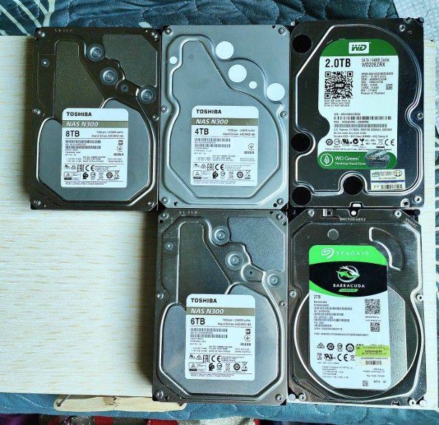 ฮาร์ดดิสก์ ขนาด 3.5 นิ้ว ความจุ 2 TB 4 TB 6 TB 8 TB