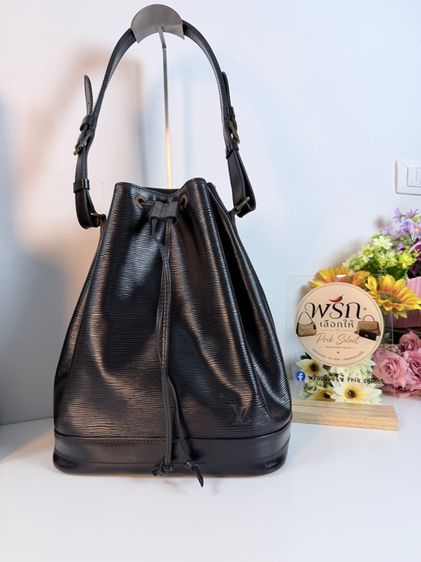 หญิง ดำ หนังแท้ Louis Vuitton กระเป๋าLV 