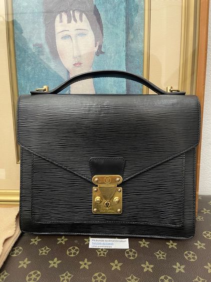 Louis Vuitton Epi Monceau Black Vintage สภาพดี