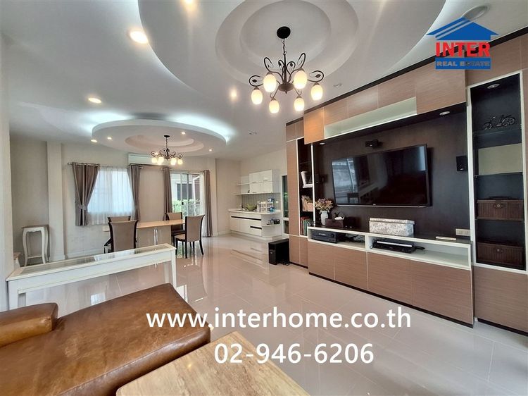 บ้านเดี่ยว 2 ชั้น 60.2 ตร.ว. หมู่บ้านบางกอกบูเลอวาร์ด เทพารักษ์ - วงแหวน ใกล้ตลาดมังกร ถนนเทพารักษ์ ถนนบานา-ตราด เมืองสมุทรปราการ  รูปที่ 3