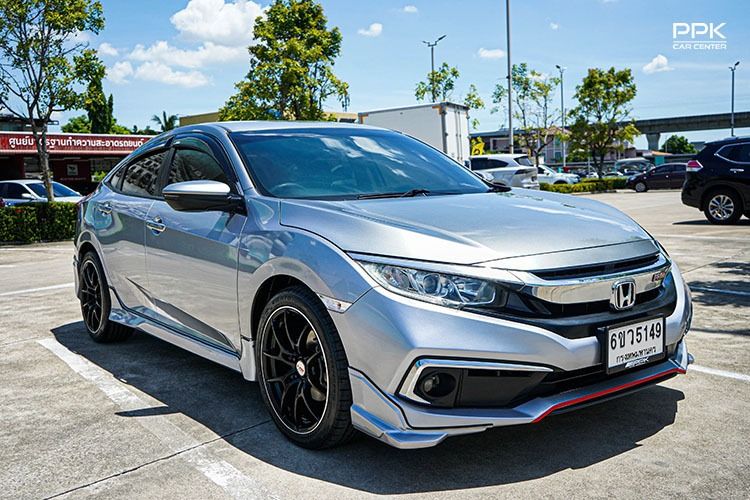 Honda Civic 2020 1.8 E i-VTEC Sedan เบนซิน ไม่ติดแก๊ส เกียร์อัตโนมัติ เทา รูปที่ 3