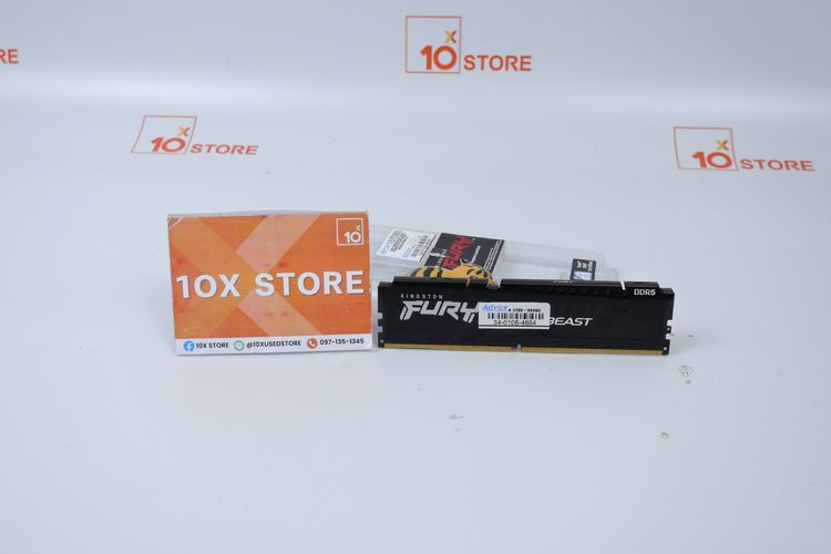 RAM 32GB (32GBx1) DDR5 Bus 6000MHz KINGSTON FURY BEAST