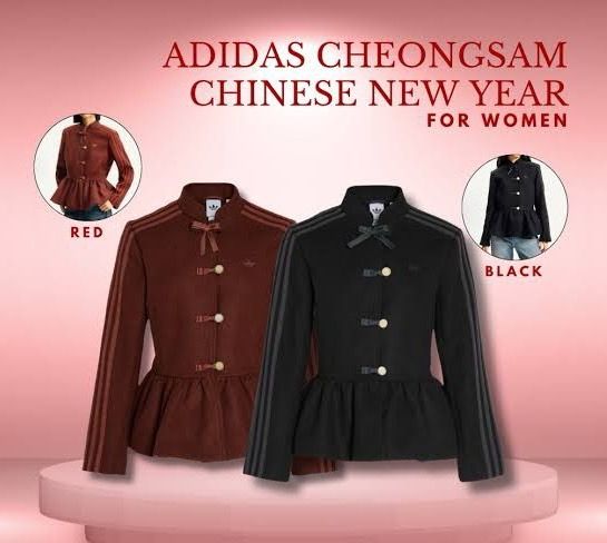 Adidas Original New Year FW25 Chinese Style original 💯 from factory shop เสื้อแขนยาวผู้หญิง รูปที่ 2