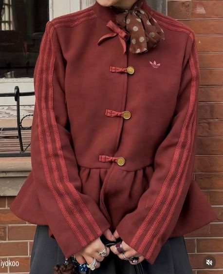 Adidas Original New Year FW25 Chinese Style original 💯 from factory shop เสื้อแขนยาวผู้หญิง รูปที่ 12