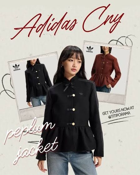 Adidas Original New Year FW25 Chinese Style original 💯 from factory shop เสื้อแขนยาวผู้หญิง รูปที่ 3