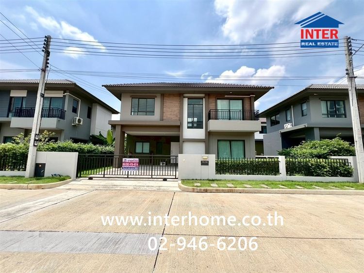 บ้านเดี่ยว 2 ชั้น 52.3 ตร.ว. หมู่บ้านเวนิวโฟลว์ ติวานนท์-รังสิต เยื้องปั้มบางจาก ถนนติวานนท์ ถนนรังสิต-ปทุมธานี เมืองปทุมธานี ปทุมธานี