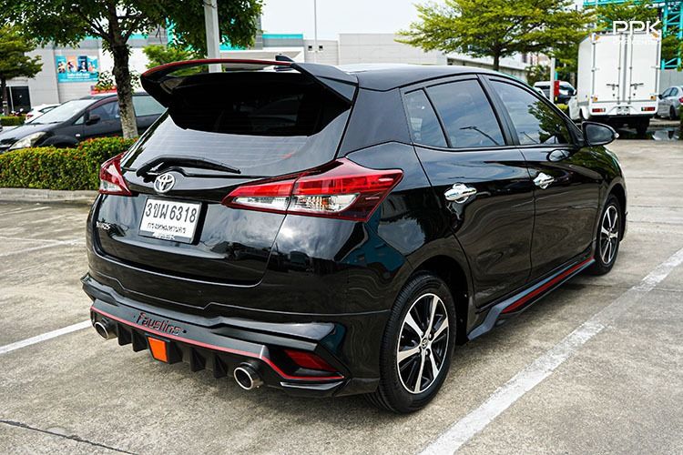 Toyota Yaris 2019 1.2 G Sedan เบนซิน ไม่ติดแก๊ส เกียร์อัตโนมัติ ดำ รูปที่ 4