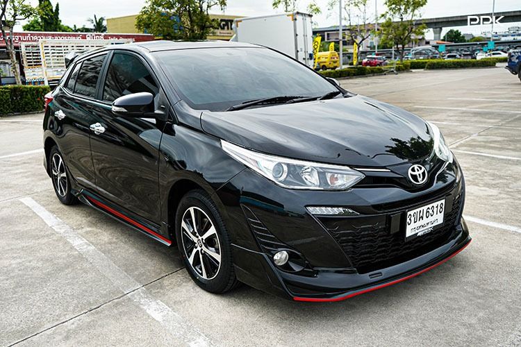 Toyota Yaris 2019 1.2 G Sedan เบนซิน ไม่ติดแก๊ส เกียร์อัตโนมัติ ดำ รูปที่ 3