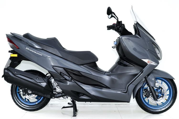 SUZUKI BURGMAN 400 สีเทาลัมโบ ปี2024 วิ่งน้อย 1,600km ไมล์แท้ มือเดียว สภาพป้ายแดง ไร้ริ้วรอย รูปที่ 10