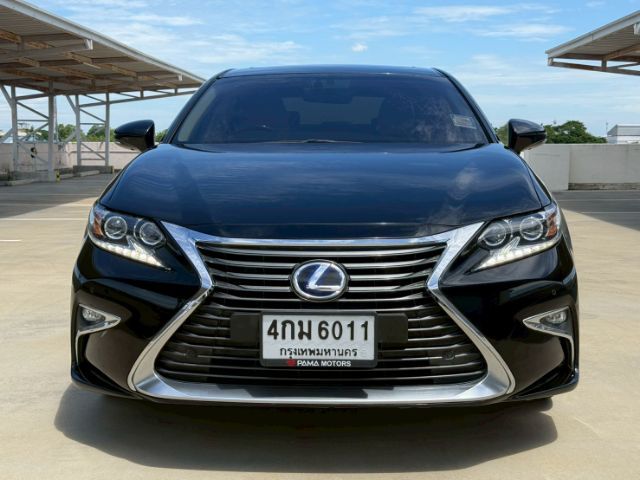 Lexus ES300h 2015 2.5 Luxury Sedan ไฮบริด ไม่ติดแก๊ส เกียร์อัตโนมัติ ดำ รูปที่ 2