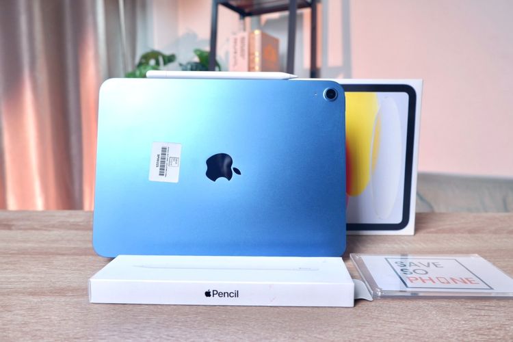 iPad Gen11 A16 128Gb Wi-Fi + A.Pencil (USB-C) สี Blue เครื่องสวย ราคาเพียง 12,500.- มีประกันร้าน 60 วัน