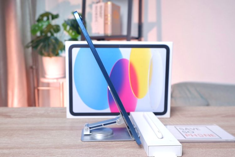 iPad Gen11 A16 128Gb Wi-Fi + A.Pencil (USB-C) สี Blue เครื่องสวย ราคาเพียง 12,500.- มีประกันร้าน 60 วัน รูปที่ 4