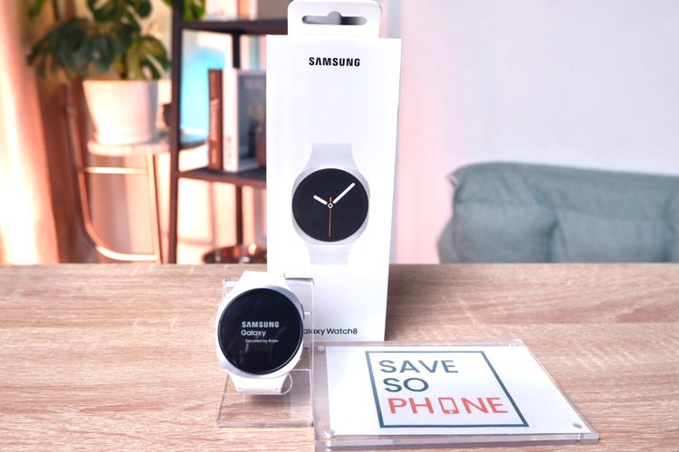 อื่นๆ เงิน Galaxy Watch 8 40 MM. สี Silver เครื่องสวย ราคาเพียง 5,990.- มีประกันร้าน 60วัน