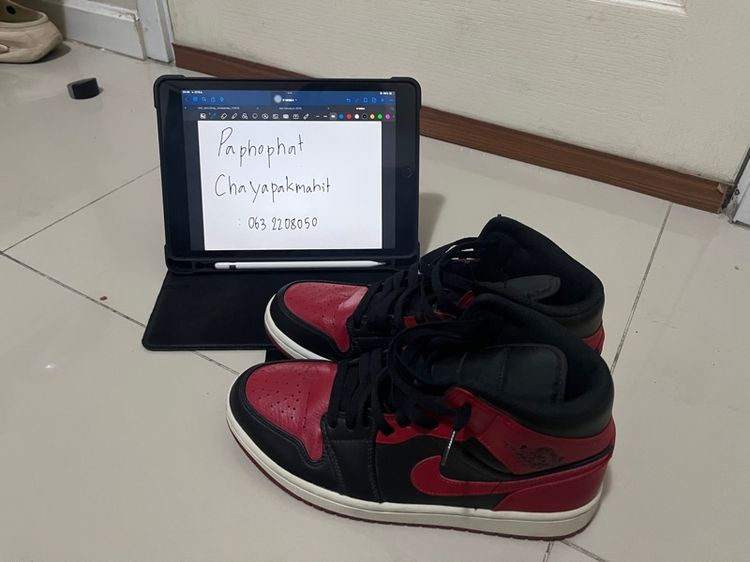 Nike Air Jordan 1 Mid Bred Banned🔴⚫️