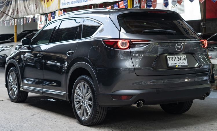Mazda CX-8 2022 2.2 XDL Exclusive 4WD Utility-car ดีเซล ไม่ติดแก๊ส เกียร์อัตโนมัติ เทา รูปที่ 3