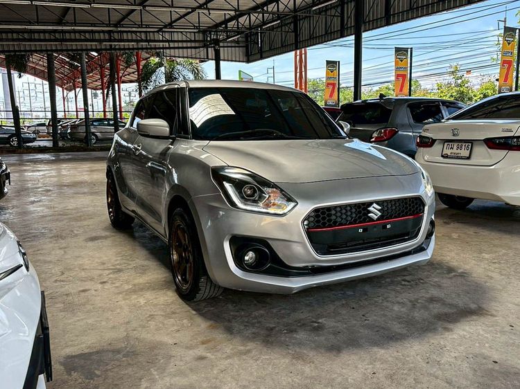 Suzuki Swift 2019 1.2 GLX Navi Sedan เบนซิน ไม่ติดแก๊ส เกียร์อัตโนมัติ เงิน รูปที่ 3
