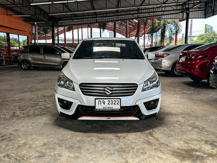 Suzuki Ciaz 2018 1.2 GL Sedan เบนซิน ไม่ติดแก๊ส เกียร์อัตโนมัติ ขาว รูปที่ 2