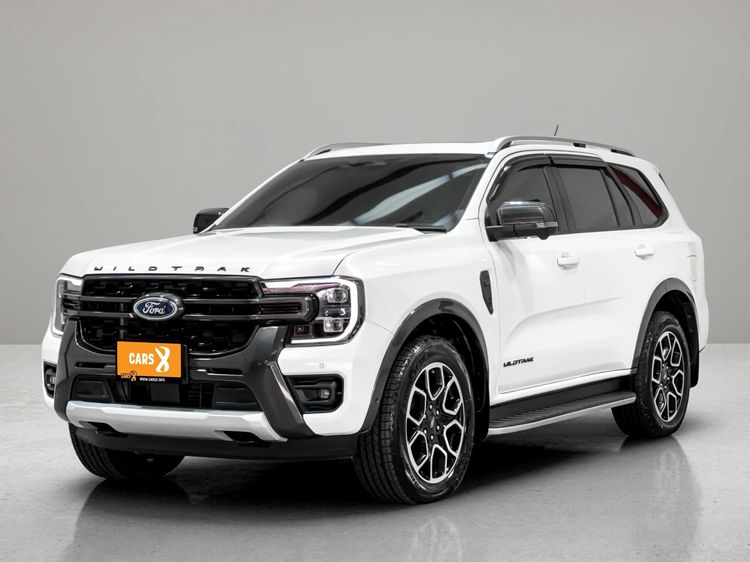 Ford Everest 2023 2.0 Bi-Turbo Wildtrak 4WD Utility-car ดีเซล ไม่ติดแก๊ส เกียร์อัตโนมัติ ขาว รูปที่ 2