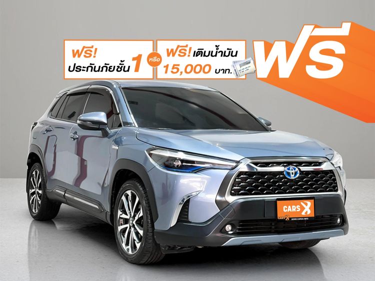 รถ Toyota Corolla Cross 1.8 Hybrid Premium สี เทา