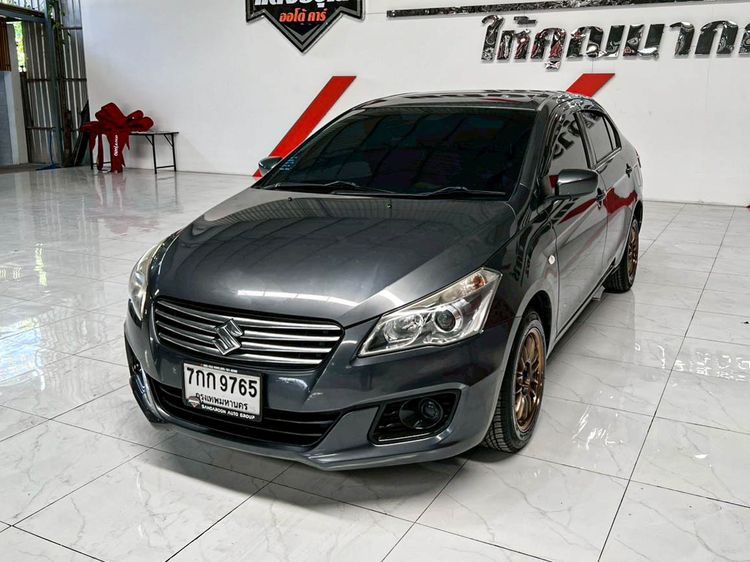Suzuki Ciaz 2017 1.2 GL Sedan เบนซิน ไม่ติดแก๊ส เกียร์อัตโนมัติ เทา