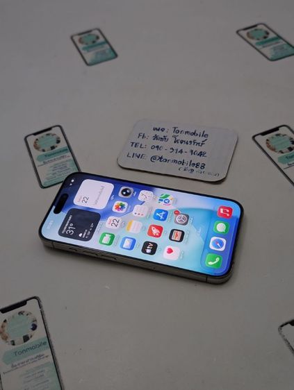 ขาย เทิร์น iPhone 15 Pro 128 GB Natural Model VC มีตัวเครื่องอย่างเดียว ไม่มีอุปกรณ์อื่น สุขภาพแบต 82 ขายตามสภาพ เพียง 15,990 บาท ครับ  รูปที่ 2