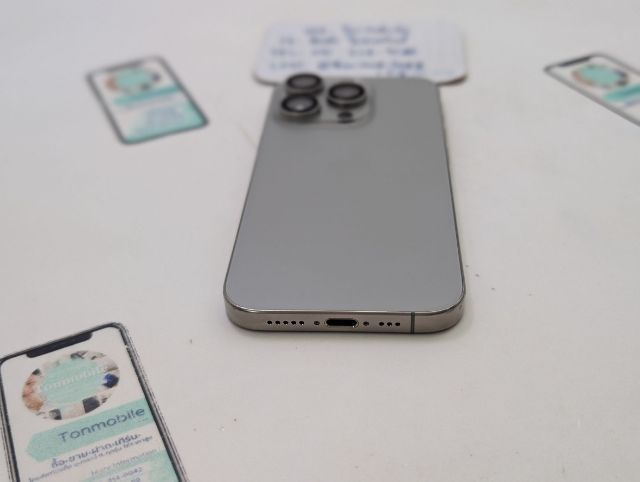 ขาย เทิร์น iPhone 15 Pro 128 GB Natural Model VC มีตัวเครื่องอย่างเดียว ไม่มีอุปกรณ์อื่น สุขภาพแบต 82 ขายตามสภาพ เพียง 15,990 บาท ครับ  รูปที่ 8