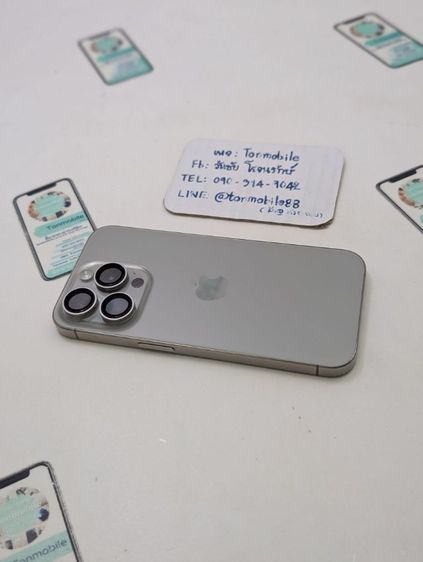ขาย เทิร์น iPhone 15 Pro 128 GB Natural Model VC มีตัวเครื่องอย่างเดียว ไม่มีอุปกรณ์อื่น สุขภาพแบต 82 ขายตามสภาพ เพียง 15,990 บาท ครับ 