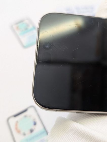 ขาย เทิร์น iPhone 15 Pro 128 GB Natural Model VC มีตัวเครื่องอย่างเดียว ไม่มีอุปกรณ์อื่น สุขภาพแบต 82 ขายตามสภาพ เพียง 15,990 บาท ครับ  รูปที่ 11