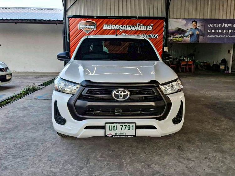 Toyota Hilux Revo 2020 Smart Cab 2.4 Entry Z Edition Pickup ดีเซล ไม่ติดแก๊ส เกียร์ธรรมดา ขาว รูปที่ 2