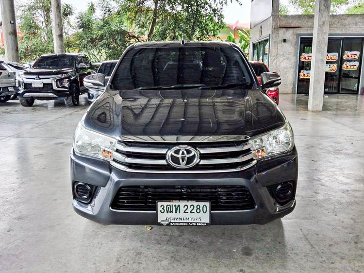 Toyota Hilux Revo 2016 2.4 J Plus Pickup ดีเซล ไม่ติดแก๊ส เกียร์ธรรมดา เทา รูปที่ 2