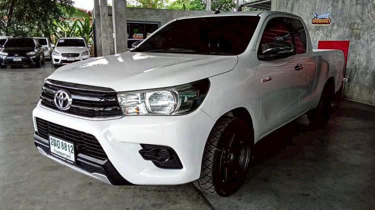 Toyota Hilux Revo 2018 2.4 J Plus Pickup ดีเซล ไม่ติดแก๊ส เกียร์ธรรมดา ขาว