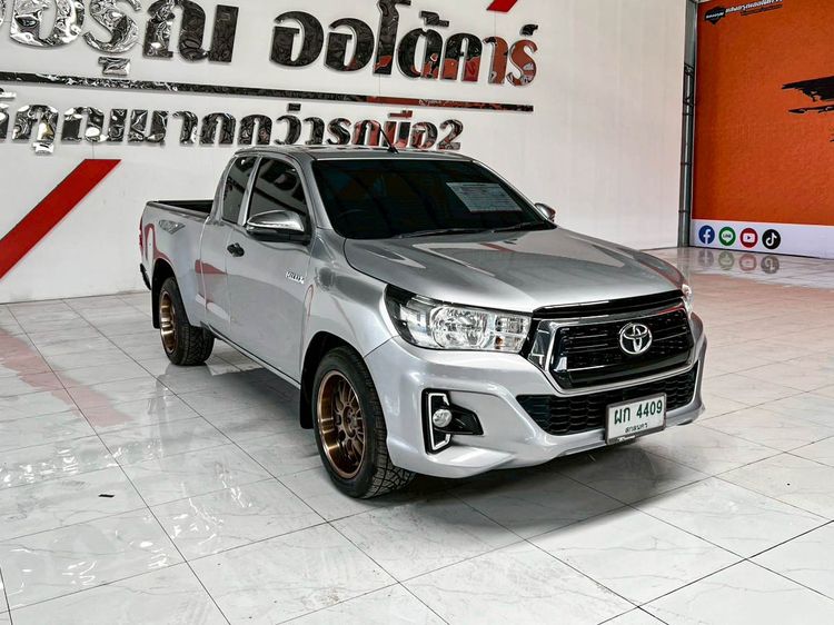Toyota Hilux Revo 2019 2.4 Z Edition J Plus Pickup ดีเซล ไม่ติดแก๊ส เกียร์ธรรมดา เทา รูปที่ 3