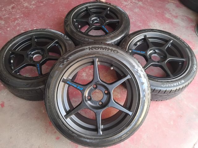 15" แม็กใหม่ P1 สีดำพร้อมยางปี 23