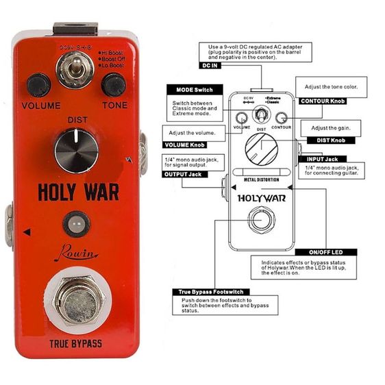 Rowin Holy War (High Gain Distortion) รูปที่ 9