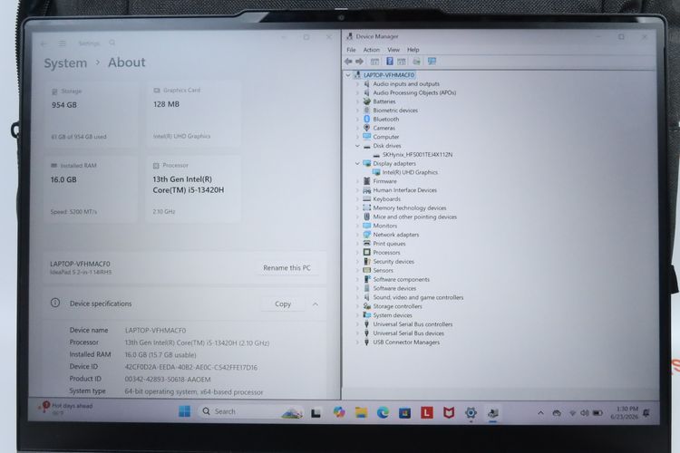 LENOVO IDEAPAD 5 2-IN-1 Core i5-13420H RAM16.1TB รูปที่ 2