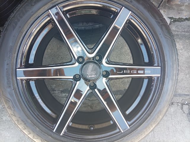 18" แม็ก Lenso ขอบ 18 กว้าง 8.5 ทั้ง 4 วงพร้อมยางปี 24