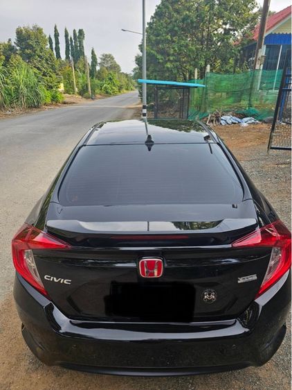 Honda Civic 2016 1.5 Turbo Sedan เบนซิน ไม่ติดแก๊ส เกียร์อัตโนมัติ ดำ รูปที่ 4