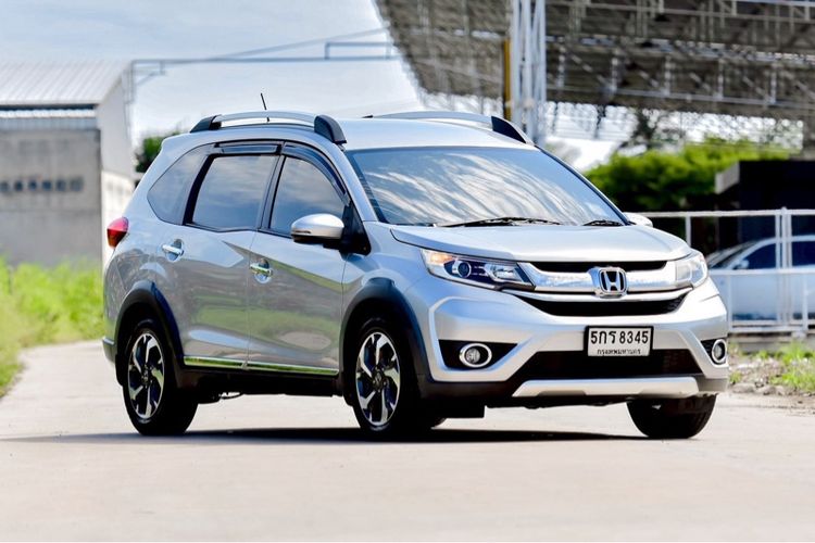 Honda BR-V 2016 1.5 SV Utility-car เบนซิน ไม่ติดแก๊ส เกียร์อัตโนมัติ เทา รูปที่ 4