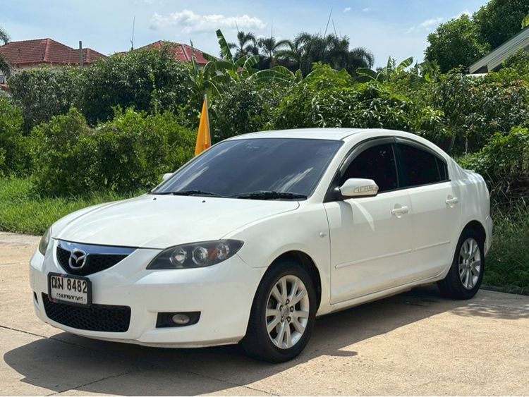 Mazda Mazda3 2008 1.6 V Sedan เบนซิน ไม่ติดแก๊ส เกียร์อัตโนมัติ ขาว รูปที่ 4