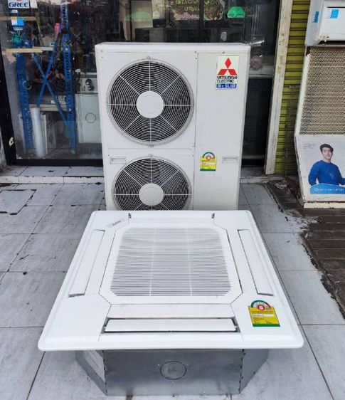 แอร์เพดาน ขายแอร์มือ2 แบบ4ทิศทาง ฝังฝ้า 36,000BTU MITSUBISHI Mr.Slim สภาพสวย ประหยัดไฟ พร้อมใช้งาน กทม.