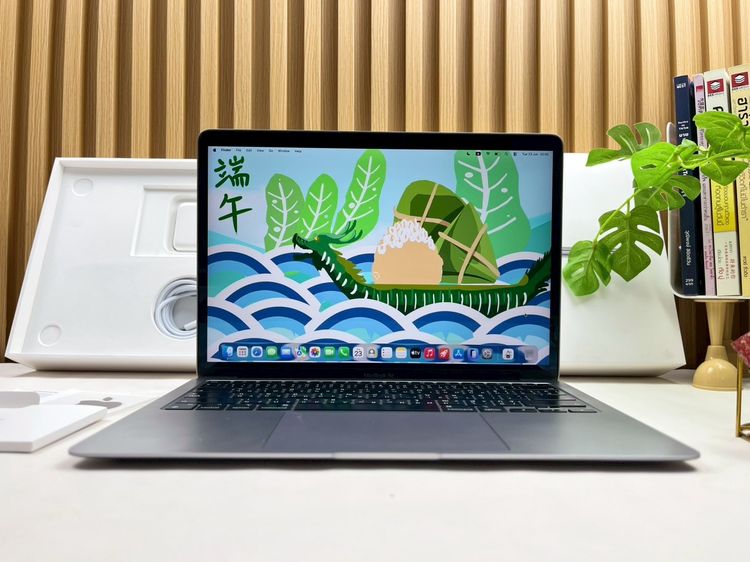 Apple แมค โอเอส 8 กิกะไบต์ อื่นๆ ไม่ใช่ MacBook Air 13-inch M1,2020 Ram8GB SSD256GB Space Gray