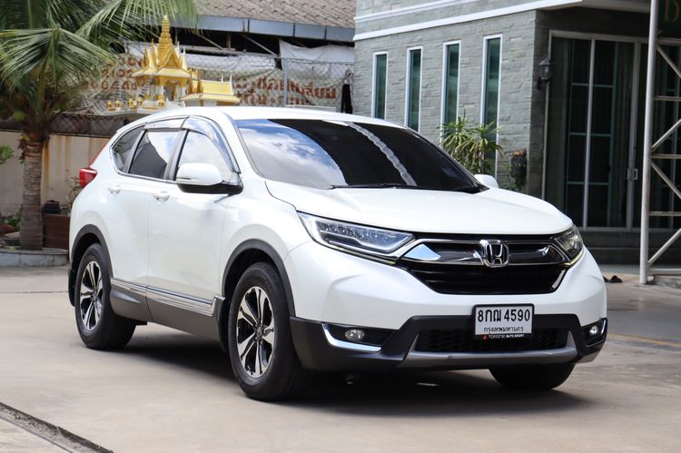 Honda CR-V 2019 2.4 E Utility-car เบนซิน ไม่ติดแก๊ส เกียร์อัตโนมัติ ขาว รูปที่ 3