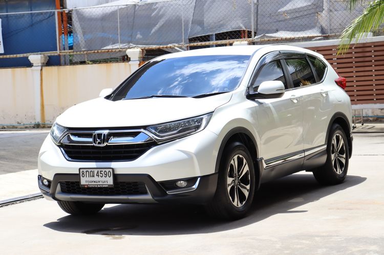 Honda CR-V 2019 2.4 E Utility-car เบนซิน ไม่ติดแก๊ส เกียร์อัตโนมัติ ขาว