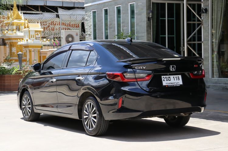 Honda City 2022 1.0 SV Sedan เบนซิน เกียร์อัตโนมัติ ดำ รูปที่ 4